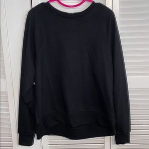 Black crewneck